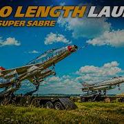 Отчаяние холодной войны Запуск истребителя F 100D Super Sabre Zero Length Цифровой боевой сим