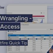 Visual Data Wrangling Data Access