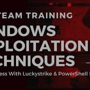 Windows Red Team Exploitation Techniques Luckystrike PowerShell Empire