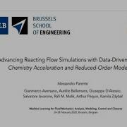 Advancing Reacting Flow Simulations With Data Driven Models Prof Alessandro Parente Part 1