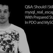 Should I Use Mysqli Real Escape String With Prepared Statements In PHP