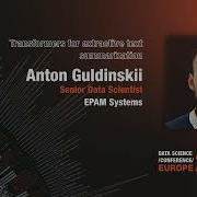 Transformers For Extractive Text Summarization Anton Guldinskii DSC Europe 2022
