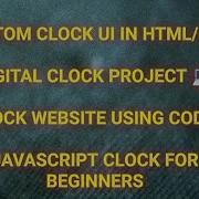 Customizable Wall Clock Using HTML CSS JavaScript Digital College Project For Beginners