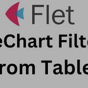 Flet Tutorial Make PieChart Filter From Select Datatable