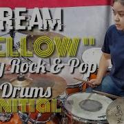 YELLOW Trinity Rock Pop Drums Initial Grade By CREAM