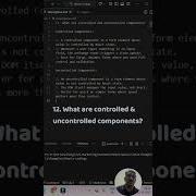 Controlled Vs Uncontrolled Components In React Master React Form Handling In 60 Seconds