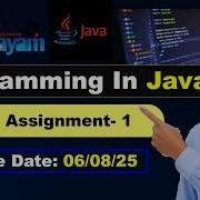 Programming In Java Week 1 Assignment Answers Solutions Nptel Assignment 1 July 2025