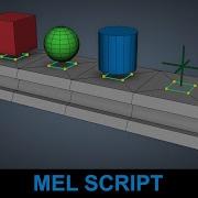 Создание примитива по выделенному элементу в Maya