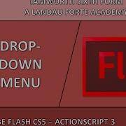 Flash Drop Down Menu Tutorial