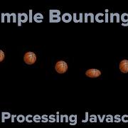 Simple Bouncing Ball Tutorial Processing Javascript