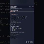 Digital Clock Using In Python Python Programming Coding Java Javascript Digitalclock Python3
