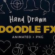 Пакет элементов Doodle FX Графика в форматах PNG и MOV с прозрачным фоном