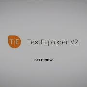 TextExploder V2 For After Effects