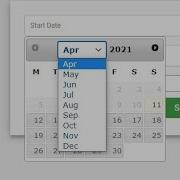 How To Show Month Dropdown JQuery UI Datepicker JQuery