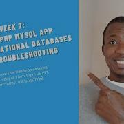 Week 7 Host A PHP MySQL App Amazon RDS Troubleshooting Free AWS Training AWS Hands On
