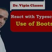 React Typescript Tutorial 8 Typescript With Bootstrap Dr Vipin Classes