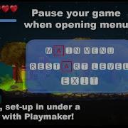 2D Platformer Unity Playmaker Pause Your Game With This Simple Action