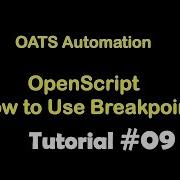 Oracle Automation Openscript How To Use Breakpoints OATS Automation Tutorial 09