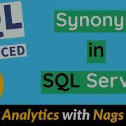 What Is Synonym In SQL Or SQL Server SQL Advanced Tutorial 21