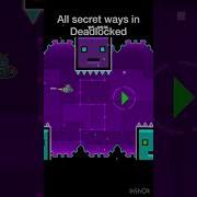 Deadlocked All Secret Ways Swag Routes Geometrydash Gd Shorts