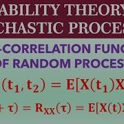 AUTO CORRELATION FUNCTION OF A RANDOM PROCESS