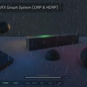 Realistic Dynamic Rain VFX Graph System URP HDRP Lit Unlit