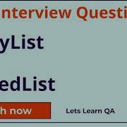 Java Collection Interview Quesion ArrayList Vs LinkedList