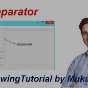 39 Java Swing Tutorial JSeparator In Java