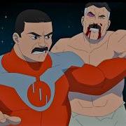 Thragg Vs Invincible Omni Man Thaedus Battle Beast Full Fight Invincible Season 4 Episode 7