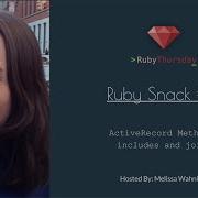 Ruby Snack 26 ActiveRecord Methods Includes And Joins