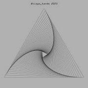 Recursive Mathematics Art The Twisted Equilateral Triangle Spiral Spiralart Spiralabyss Mathart