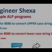 2021 X86 ALP Code To Convert String To Uppercase From Lowercase And Vice Verse Part 7