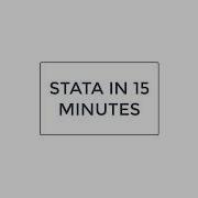 Изучите STATA за 15 минут