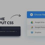Custome File Input Button Using CSS