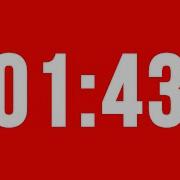 1 Minute 43 Second Timer With Alarm Without Music