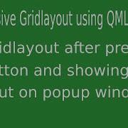 Qml Layout Part 2 Qml Gridlayout Responsive Gridlayout In Qml Popup Dialog With Gridlayout