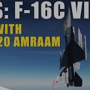 DCS F 16C Viper Multi Target Engagement With AIM 120 AMRAAM