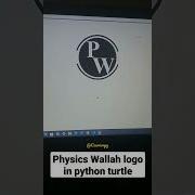 PhysicsWallah Logo Drawing Using Python Turtle Python For Beginners Learnonpy