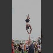 She Spins So Fast Shorts Cheerleading Stunt