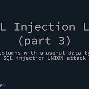 SQL Injection Tutorial Part 3 PortSwigger Academy