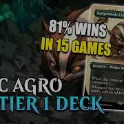TOP 1 MYTHIC SIMIC AGGRO WITH BADGERMOLE CUB AND SPIRIT WATER REVIVAL MTG ARENA Standard TLA