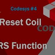 Codesys 4 Set Reset Coil SR RS Function In Codesys