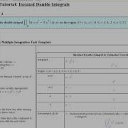 Iterated Double Integrals