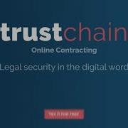 Introducing The TrustChain Online Contracting Platform