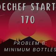 Codechef Starters 170 Problem B Minimum Bottles Solution In Hindi CPP Java Codes