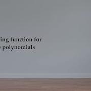 Generating Function For Hermite Polynomials
