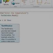 Programming Small Basic Selection