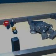 AI Test Simple Obstacle Avoidance Without Target Blender GE