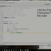 039 Using A While Loop To Simulate A Coin Toss