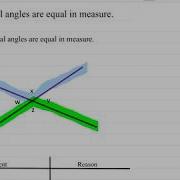 How To Prove Vertical Angles Are Equal In Measure Two Column Proof Math Energy TV